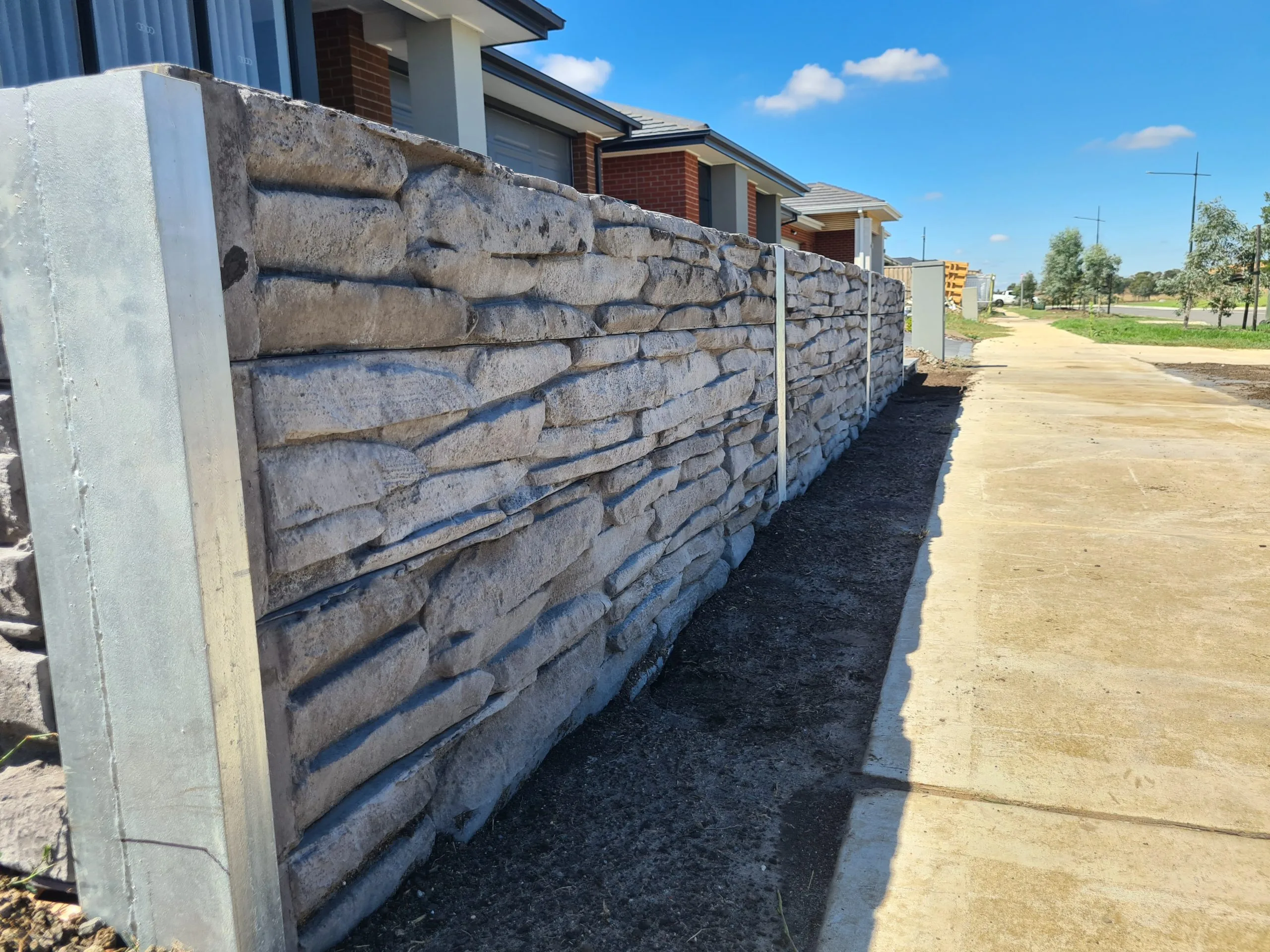 Malvern retaining wall