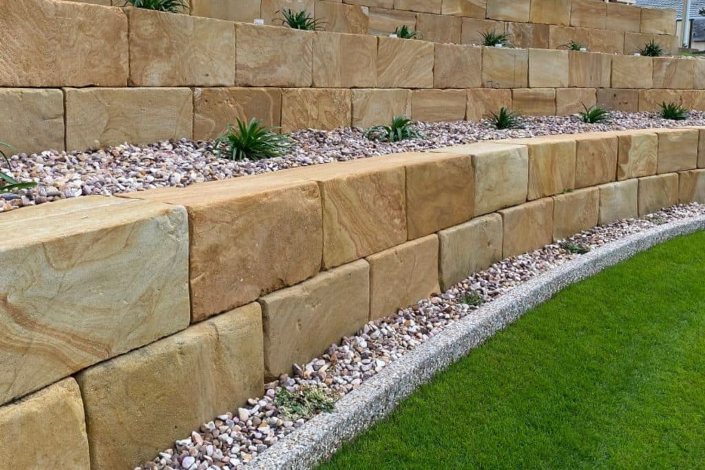 Sandstone Retaining Walls Melbourne